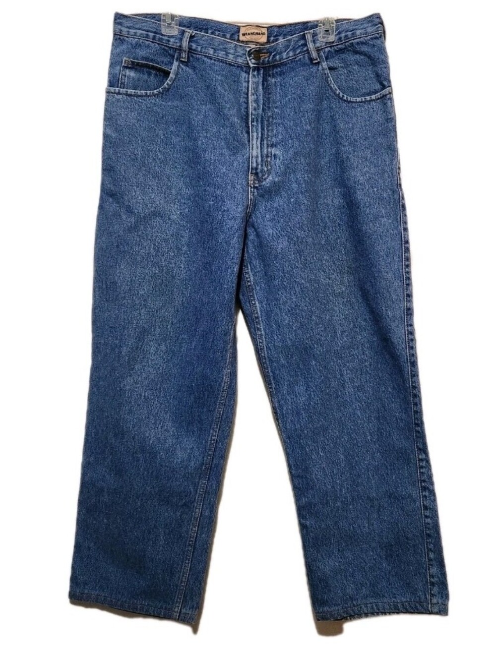 WearGuard Denim Blue Jeans Men 36x30 Straight Leg Classic Fit Style 217 C02-0214